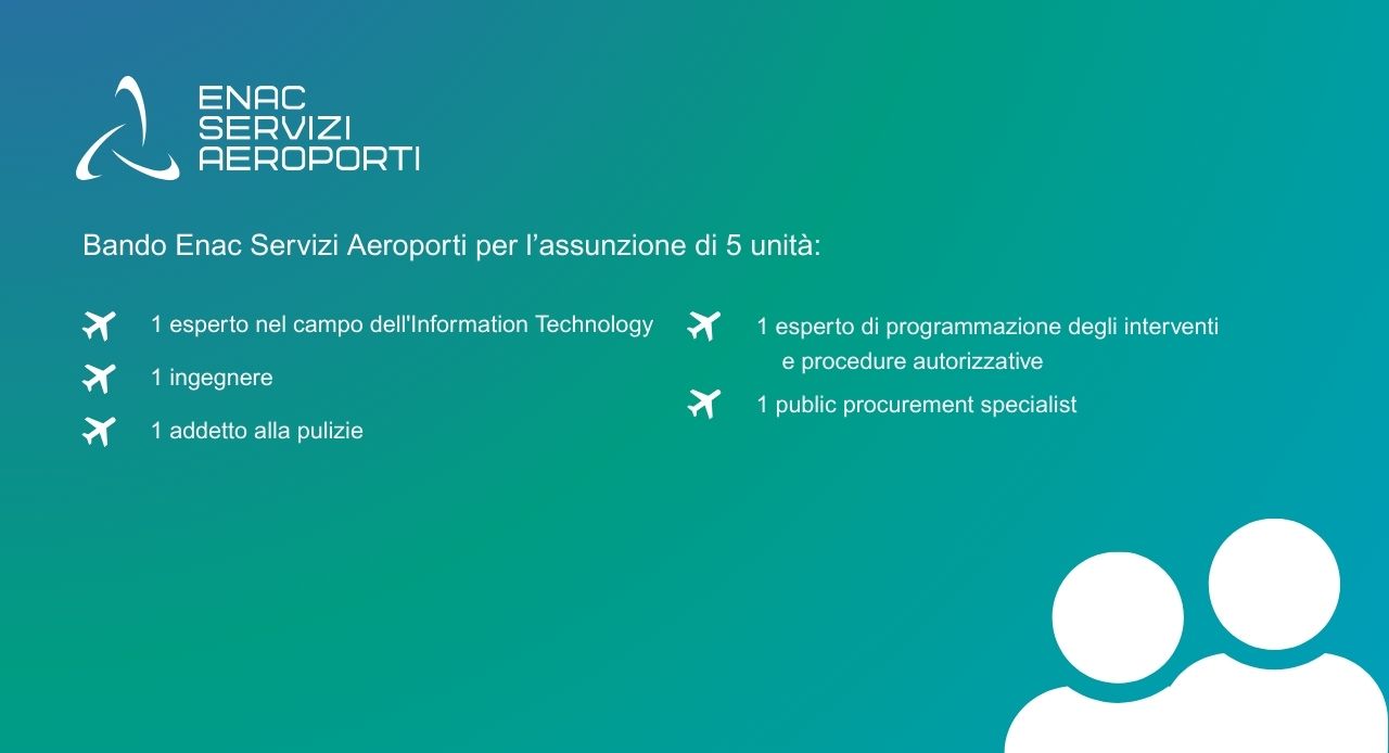 Nuovi avvisi di selezione del personale
